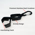 Glove Clip with Metal Carabiner, Glove Holder, Glove Keeper, Glove Hanger for Safety Work/Construction Worker...