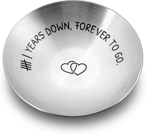 6th Anniversary Iron Gifts for Her Him 6 Year Wedding Anniversary Iron Gifts for Women Men Couples 6 Year Anniversary Decorations Wife Husband 4" ...