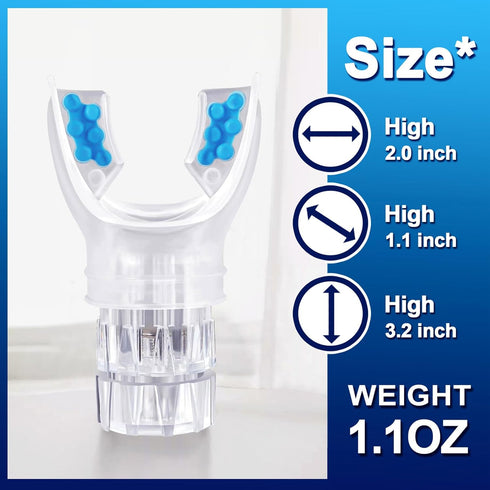 Lung Trainer | Breathing Trainer for Lung Strength | Adjustable Resistance Lung Exerciser for Respiratory Muscle Training | Boost Endurance Perfor...