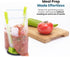 Jokari Original Adjustable Baggy Rack Stand 4 Pack. Prop Plastic Ziploc Freezer Storage Bags Open Hands-Free To Pour Leftovers, Snacks and Meal Pr...