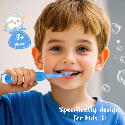 Kids Toothbrush Replacement Heads Compatible with Oral B Braun Electric Toothbrush, Soft Bristles and Small Heads for Sensitive Teeth and Gums of ...