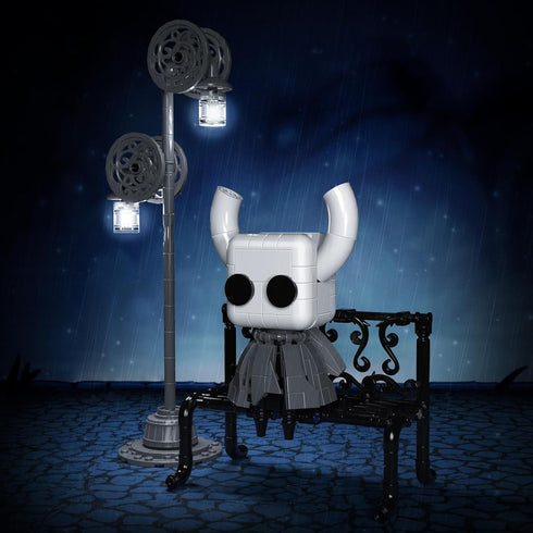 Knight Building Set, Hollow Popular Game Knight Action Figure Building Toy, Lighting Collectible Decoration Character Compatible with Lego, Gift f...