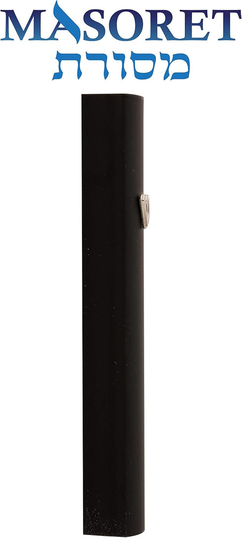 3-Piece Aluminum Door Mezuzah Cases: Special Profile, No Holes, 4-Inch 10cm Hebrew Parchment Scroll Holder Boxes...