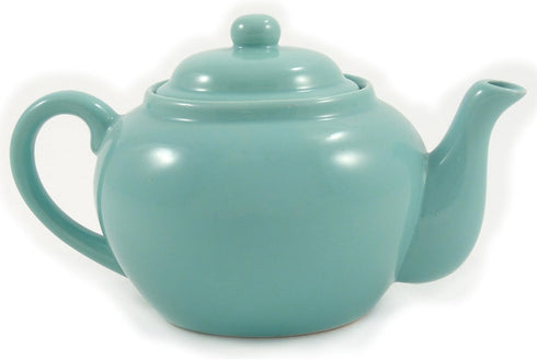 Amsterdam 2 Cup Ceramic Teapot with Infuser - Sea Foam - 23oz | Small Teapot for Loose Leaf Tea | Ceramic Teapots for Tea Party | Porcelain Tea Po...