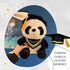 Graduation Bear Panda Stuffed Animal Plushies 2024 graduation gifts 10'' Panda Plush for kindergarten/Elementary/High School/College (Yellow)...