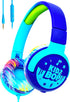 Move2Play Kidz Bop Wired Headphones for Kids | Microphone | 3.5mm Plug | Volume Limiting 85dB/94dB | Soft Pads | Adjustable | School Use | Gift 3 ...