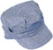 Engineer Hat - Blue and white stripes...