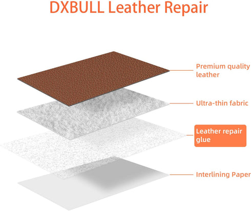 DXBULL Leather Repair Patch 4x78.7 inch Repair Tape Self-Adhesive for Furniture Sofas Car Seats Chair Couches Handbags Jackets Decorative Home Hot...