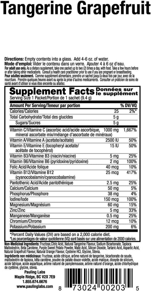 Ener-C Vitamin Drink Mix, Tangerine Grapefruit, 1000 Mg, 30 Count...