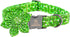 Lionheart glory Green Dog Collar with Flower Dog Collar for Large Dogs, Cucumbers Print Collars Spring Dog Collar Flower Pet Collar Bows Heavy Dut...