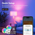 OREiN Matter Smart RGBTW Bulb, Smart Light Bulbs Work with Apple Home, Alexa, Google Home, SmartThings, A19 Color Changing Light Bulbs 2.4Ghz WiFi...