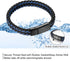 abooxiu Cremation Bracelet for Ashes Leather Urn Bracelet Cremation Jewelry Ash Bracelets Memorial Bangle Ashes Keepsake for Women Men...