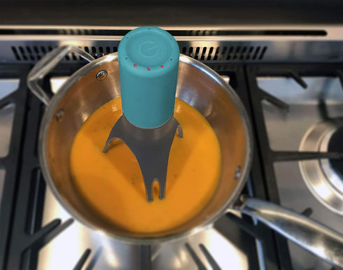 Stirr - The Unique Automatic Pan Stirrer - With LED Speed Indicator, Teal...