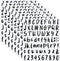 Outus 576 Pieces 8 Sheets Letters Stickers Self Adhesive Vinyl Letter Alphabet Number Stickers Mailbox Numbers Sticker, Decals for Classroom Decor...