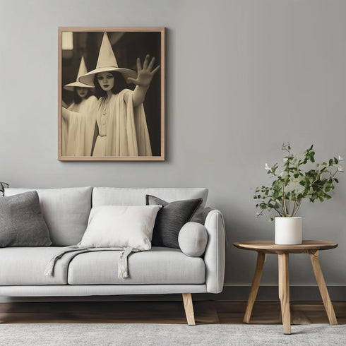 Posterizer 1 pcs-group of witches casting a spell-for occult lovers-Gothic Art-Photography Art-Gift for Steampunk or Goth Fans- unframed wall art...