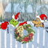 Christmas Decorations Outdoor Fence Peeker - Funny Christmas Fence Yard Signs with Thief Stole Head Arm Bag and Dog for Holiday Xmas Garden Courty...