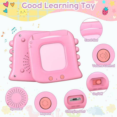 Talking Flash Cards,Kids Toddler Flash Cards with 240 Sight Words,Montessori Toys,Autism Sensory Toys,Speech Therapy Toys,Learning Educational Toy...
