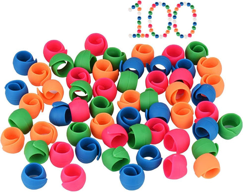 Simthread 100pcs Embroidery Thread Holder Upgraded Spool Huggers Thread Spool Holder for Embroidery Machine Thread, Sewing, Quilting - Keep Thread...