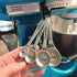Amazing Woman Measuring Spoon Set, Decorative Gifts and Kitchen Accessories, 4 Spoons, Engraved Pewter and Silver Enamel, By Abbey & CA Gift...