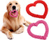 Pink Cute Dog/Cat Chew Toys, Dog Toys for Chewers, Heavy Duty Dental Dog Rope Toy for Dogs, Creative Love Heart Shaped Interactive Rope Dog Toys, ...