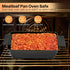 4 Pack Meatloaf Pan with Drain Tray, Nonstick Meat Loaf Pan with Drip Tray, 9x5 Inch Meat Loaf Pan with Insert Easy Removal Perforated, Bakeware P...