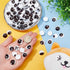 OLYCRAFT 96 Pcs 24 Styles Glass Craft Eyes 0.7 inch Half Round Glass Puppet Eyes Stuffed Crochet Eyes Animal Eye Crochet Crafts Making for DIY Cla...