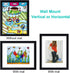 RPJC 11 x 14 Picture Frames Made of Solid Wood and High Definition Glass Display Pictures 8x10 with Mat or 11x14 Without Mat for Wall Mounting Pho...
