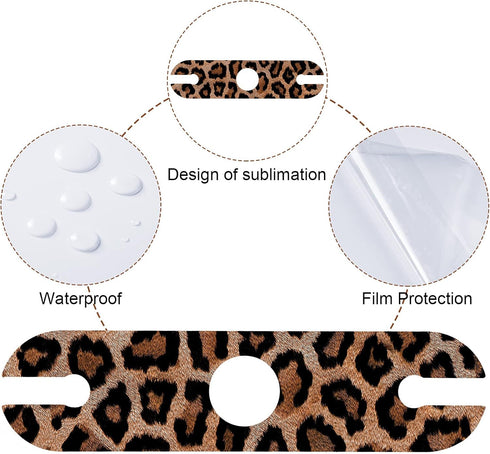 Jetec Wine Glass Holder Sublimation Blank Under Cabinet Stemware Wine Glass Holder Storage DIY Picture Sublimation MDF Blanks for Couple Lovers Fr...