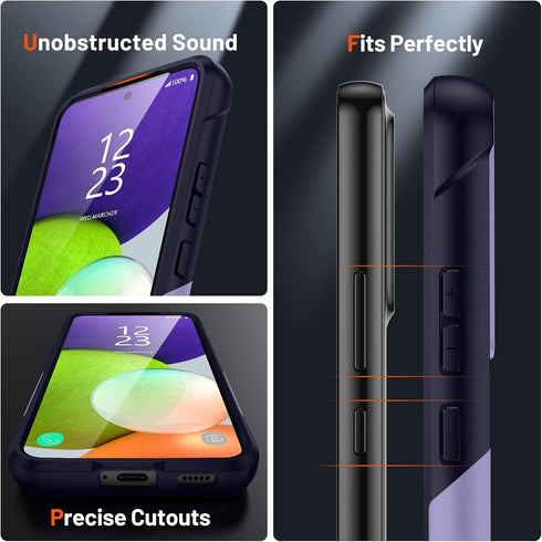 Jeylly for Samsung Galaxy A52 / A52 5G / A52s 5G Case, Heavy Duty Shockproof Full Protective Galaxy A52 Phone Case, Support Wireless Charging, Des...