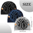 3 Pieces Bouffant Cap with Buttons Elastic Soft Flower Stretch Head Wraps for Nurses...