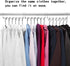 CBTONE 6 Pack Closet Space Saving Hangers, Multi-Purpose Metal Magic Cascading Hangers With Updated Hook Design for Organizing Wardrobe Clothing...