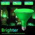2 Pack PAR38 Green Flood Lights Outdoor,Dimmable Flood Green Light Bulb,20W(Equivalent to 200W),E26 Base Green LED Light,Christmas Light Bulbs,Out...