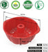 SILIVO 7 inch Silicone Buntz Cake Pans (2 Pack) - 6 Cup Nonstick Silicone Fluted Tube Pans for Baking for Cake, Brownie and Monkey Bread...