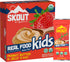 Skout Organic Peanut Butter & Jelly Real Food Bars for Kids (6 Pack) | Organic Snacks for Kids | Plant-Based Nutrition, No Refined Sugar | Vegan |...