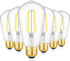 6-Pack Dimmable LED Light Bulbs, 7W 60Watt Equivalent Edison Bulbs, 900LM Ultra Bright LED Bulbs, 5000K Daylight White, ST58 Vintage Antique Bulbs...