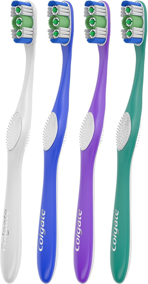 Colgate 360 Adult Toothbrush, Medium (4 Count)...