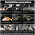 POCREATION Shift Knob Stopper, Shift Knob Boot Retainer Limiter Shifter Shifting Head Buckle Stopper Lever Boot Retainer Adapter Clip Universal fo...