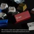 XVX Retro PBT Keycaps, Custom Key caps, Cherry Profile Dye Sublimation Keycap Set Suitable for 60% 65% 75% 100% Cherry Gateron MX Switches Mechani...