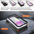 for Samsung Galaxy A35 5G Case with Slide Camera Cover & Screen Protector*2, A35-Case Build in 360° Rotating Ring Kickstand, Military Grade Protec...