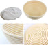 10 Inch Proofing Basket,WERTIOO Bread Proofing Basket + Bread Lame +Dough Scraper+ Linen Liner Cloth for Professional & Home Bakers...