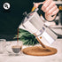 GROSCHE Milano Moka Pot | 3 Espresso Cup - 5 oz | Stovetop Espresso Percolator & Coffee Maker – Portable, Ideal for Home and Camping...