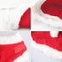2 Pieces Pet Christmas Clothes Suit, Adjustable Cat Xmas Outfit Accessory, Dog and Cat Clothes for Christmas-Red...