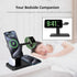Magnetic Charging Station,PDKUAI for MagSafe 4 in 1 Fast Wireless Charger Stand for iPhone 15,14,13,12 Pro/Max/Mini/Plus, Apple Watch 9/8/7/6/SE/5...