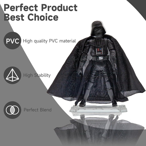 NC EBCO 30 Pieces Action Figure Display Stands Clear Doll Model Support Stand for 3 75 inch Action Figures … Transparent Action Figure Dispaly Sta...