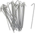 9 Gauge Heavy Duty Fence Ties - Hooked Aluminum Wire Ties for Chain Link Fence - Ties Chain Link Fence Wire to Posts and Rails (Aluminum, 6-1/2" -...