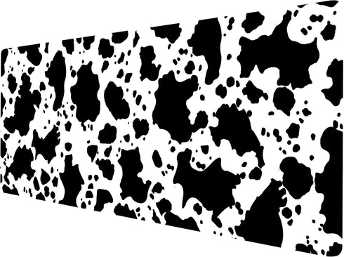 Cow Print Mouse Pad Large with Stitched Edges 31.5 x 11.8, Extended Desk Pad Desk Mat for Desktop Decor and Accessories Workplace Home XXL Mouse P...