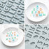 Verdental Silicone Letter Molds and Number Candy Molds Set of 2 Chocolate Molds Non-stick Gummy Molds Happy Birthday Cake Decorations Ice Molds (B...