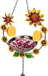 FORUP Hanging Bird Feeder, Oriole Bird Feeder Hanging Tray, Sunflower Seed Tray for Bird Feeders, Bird Bath Feeders for Outdoor...