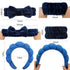 Spa Headband for Washing Face Makeup Headband Skincare Headband 6PCS Face Wash Headband Wrist Bands for Washing Face Dark Blue Sponge Hair Band Ha...