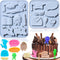 2 Pack Graduation 2024 Silicone Molds, Graduation Grad Cap Diploma Book Fondant Silicone Mold Congrats Cupcake Toppers Baking Mold for 2024 Gradua...
